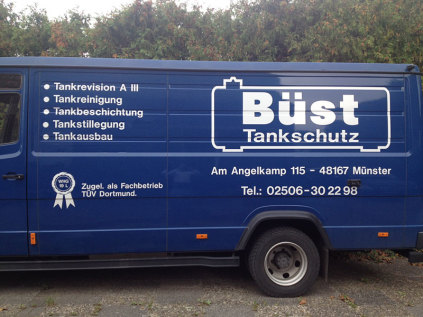 Büst Tankschutz in Münster - Einsatz-Fahrzeug